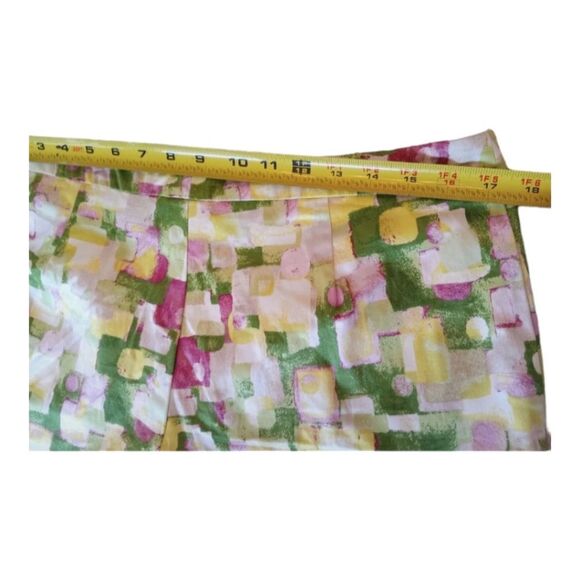 NOS High Rise Shorts Stretch Golf Jantzen Classics Tourist Bright NWT size 16 - Picture 10 of 11